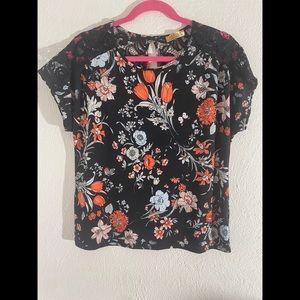 Lavish Top With Lace Detail